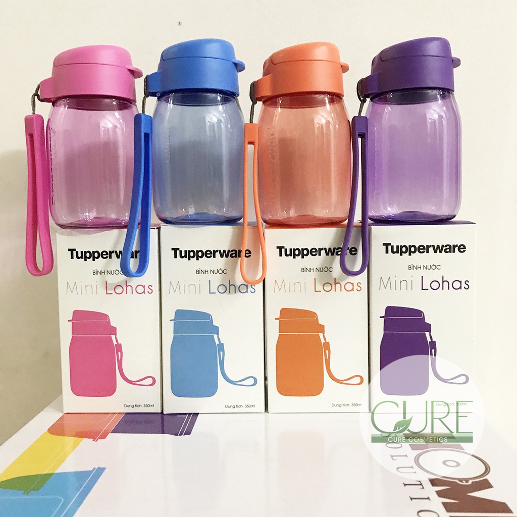Tupperware - Bình nước Mini Lohas 350ml pha nước cam cho bé