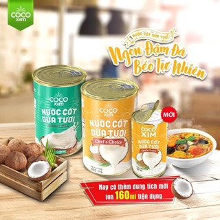 NƯỚC CỐ DỪA TƯƠI COCOXIM 160ML/400ML