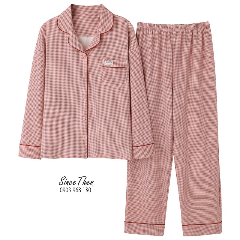 Đồ ngủ đôi nam nữ mặc nhà cho vợ chồng mới cướ, Pyjama dài tay nam nữ đẹp - Since Then