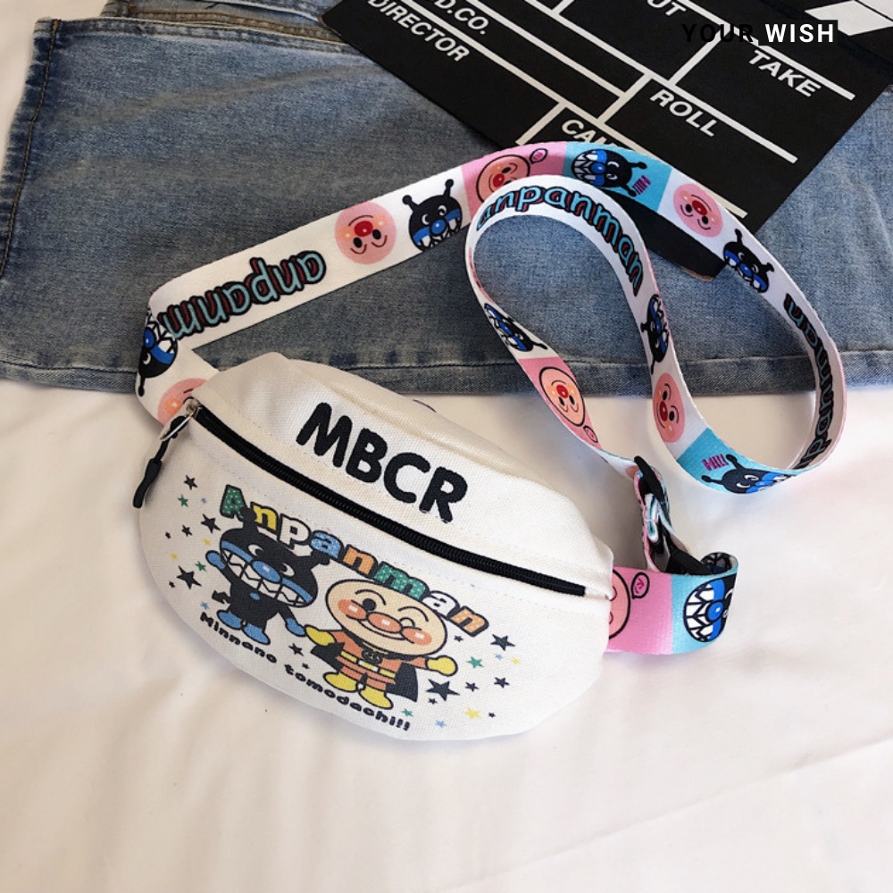 Túi Bao Tử Đeo Chéo Ngực Bụng Thời Trang Cute Nhân Vật Hoạt Hình Dễ Thương Vải Canvas MD9002