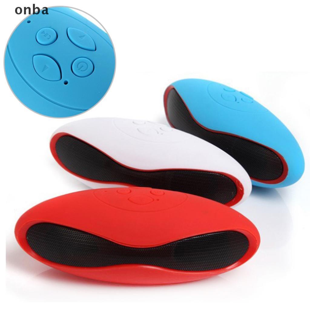 Loa Bluetooth Không Dây Mini Hình Bóng Bầu Dục Độc Đáo