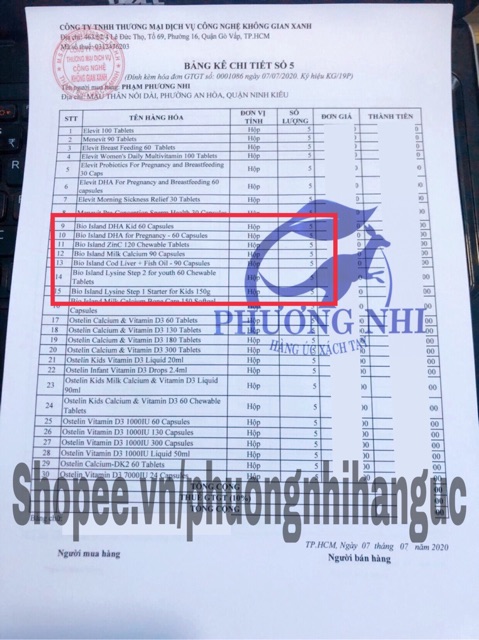 VIÊN NHAI BỔ SUNG KẼM BIO ISLAND ZINC CHO TRẺ - BILL CHEMIST/PHARMACY