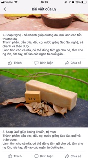Set 8 bánh Soap thơm thảo dược không hoá chất