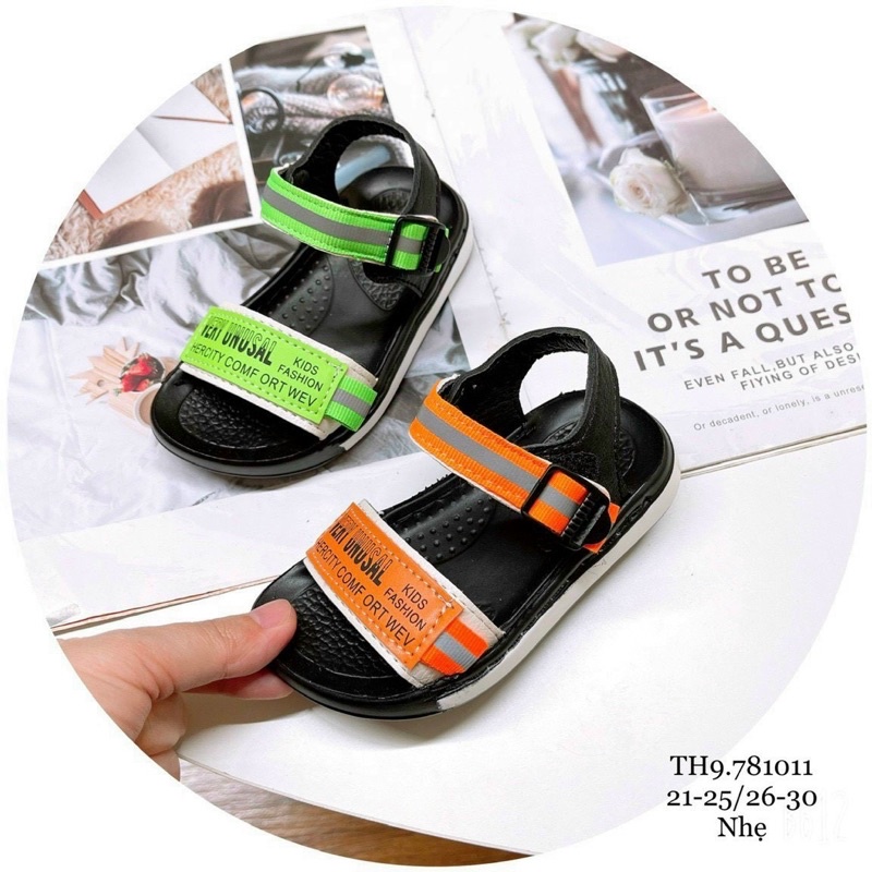 SANDAL SIÊU NHẸ BÉ TRAi SIZE 2 -6 tuổi