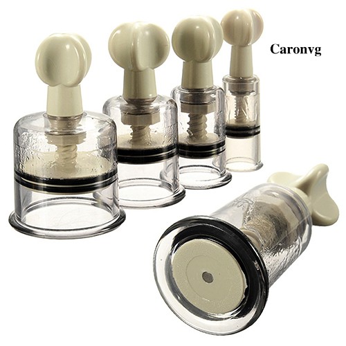 Cốc hút giác hơi Caronvg đầu vặn làm từ nhựa mát xa cơ thể thoải mái