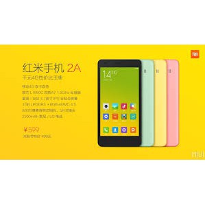 Điện thoại Xiaomi Redmi 2A - Xiaomi 2 A 16G mới Chính Hãng - Chơi Zalo FB Youtube Tiktok mượt | BigBuy360 - bigbuy360.vn