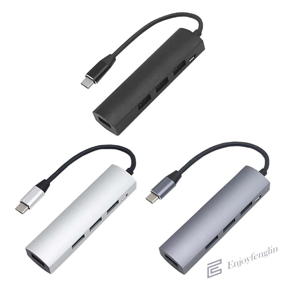 Bộ Chia 4 Trong 1 Usb 3.1 Type-C Hub 5gbps Usb3.0 3 480mbps Usb2.0