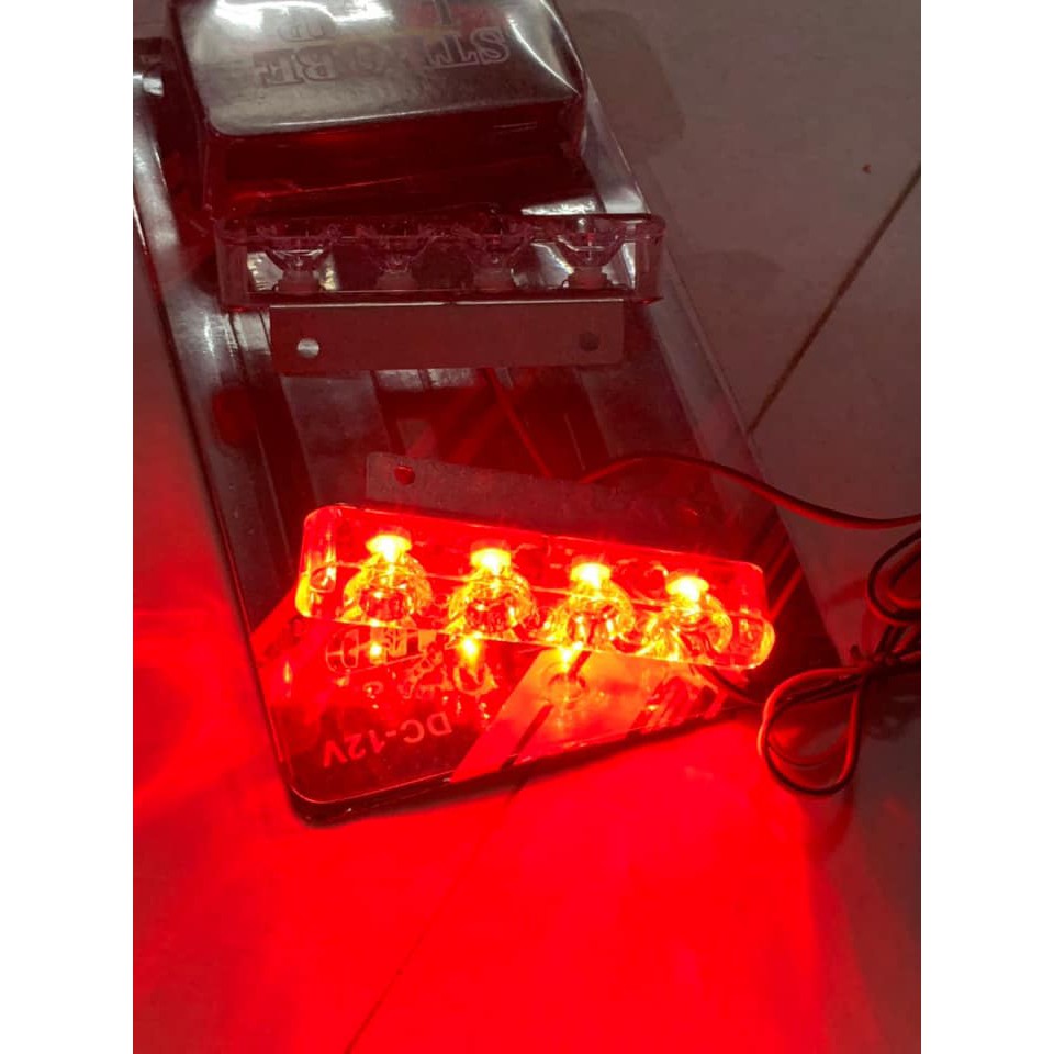 [Mã LIFEXANH03 giảm 10% đơn 500K] (Moxishop) Đèn chớp police nháy xanh đỏ gắn xe máy,xe điện (giá 1 đôi)