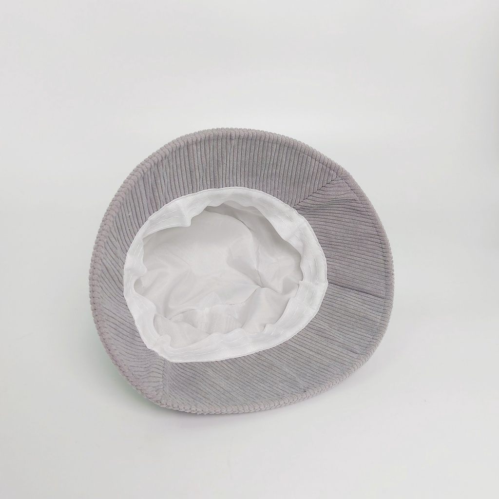 Mũ Nón Bucket STAYREAL Nam Nữ Thời Trang Unisex Ulzzang BOM HOUSE Chất Liệu Nhung Tăm