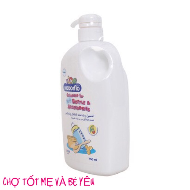 NƯỚC RỬA BÌNH SỮA KODOMO 750ML NHẬP KHẨU THÁI LAN