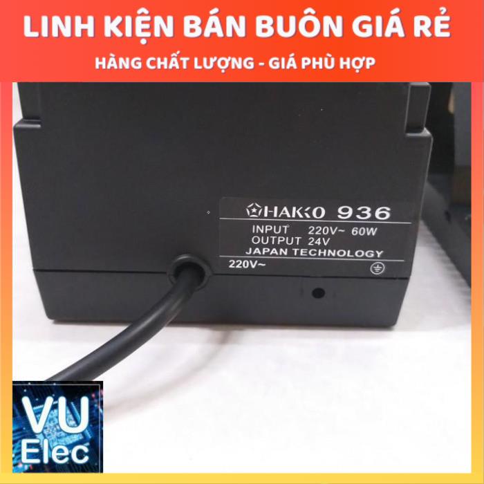 Bộ Trạm hàn Hakko 936 Chính Hãng FULL