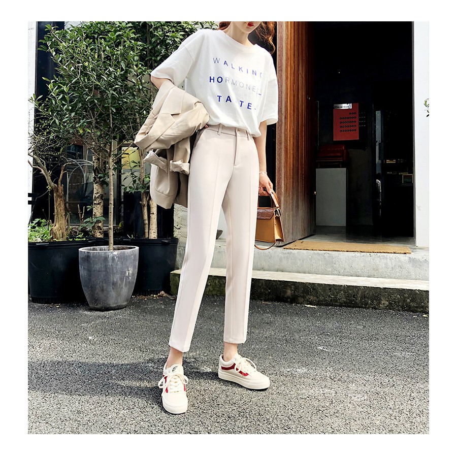 Quần tây nữ lưng cao 🦋FREESHIP🦋 dáng dài chất đẹp dáng chuẩn Hàn Quốc | Thời trang Amys | BigBuy360 - bigbuy360.vn