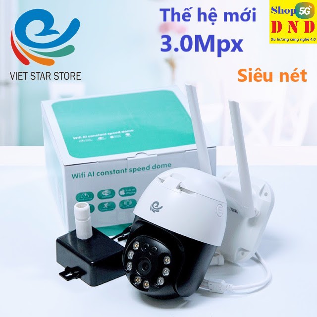 Thế hệ mới 3.0Mpx, CARECAM C8031 PTZ - 3.0Mpx - 1080P quan sát xa, góc rộng, báo động, bảo hành 2 năm