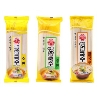 Mì Ottogi sợi nhỏ, trung, lớn
