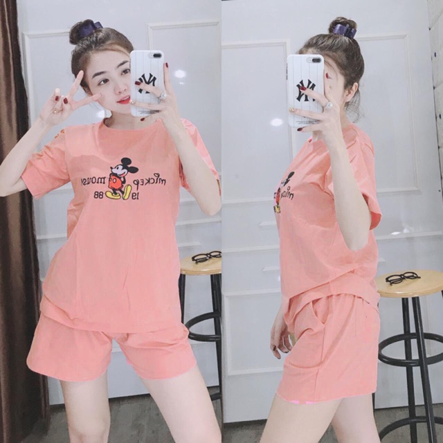 Set cotton cộc tay