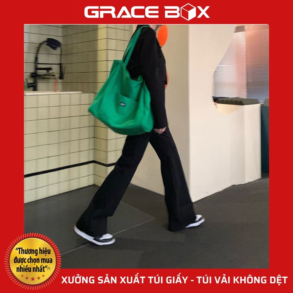 Túi Vải Canvas Thời Trang Color Style - Siêu Thị Bao Bì Grace Box