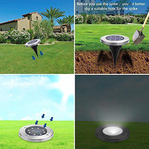 Đèn led 8 bóng năng lượng mặt trời
