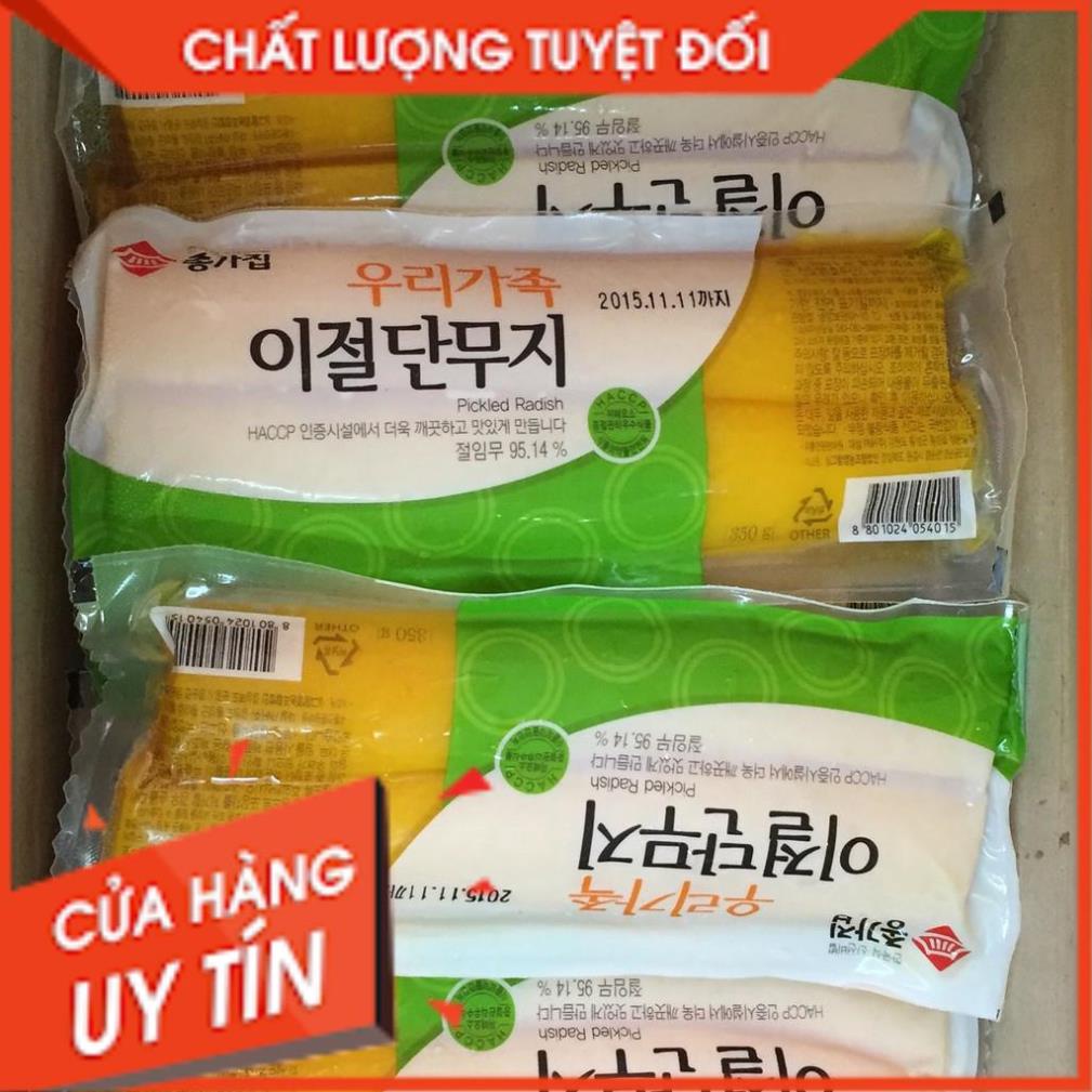 Tổng Buôn Siêu rẻ > Củ Cải Muối Vàng Làm Kimbap 350gr