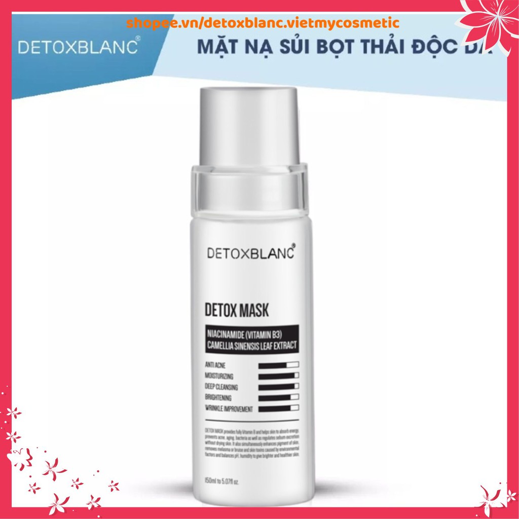 🌷🌷🌷MẶT NẠ THẢI ĐỘC TRẮNG DA CÔNG NGHỆ THAN HOẠT TÍNH-Detox Mask🌷🌷🌷