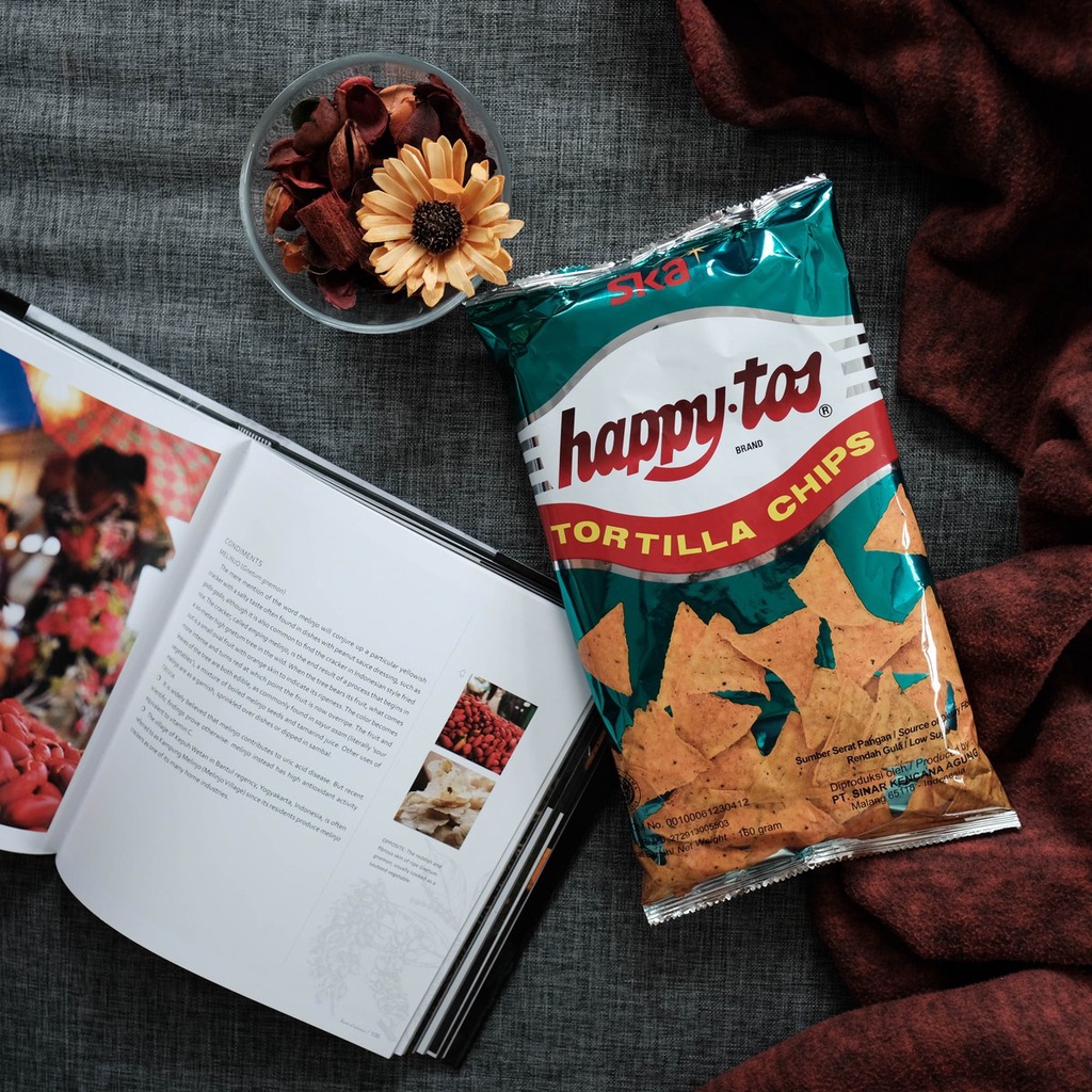 Snack Happy Tos giòn thơm 5 vị gói 140g