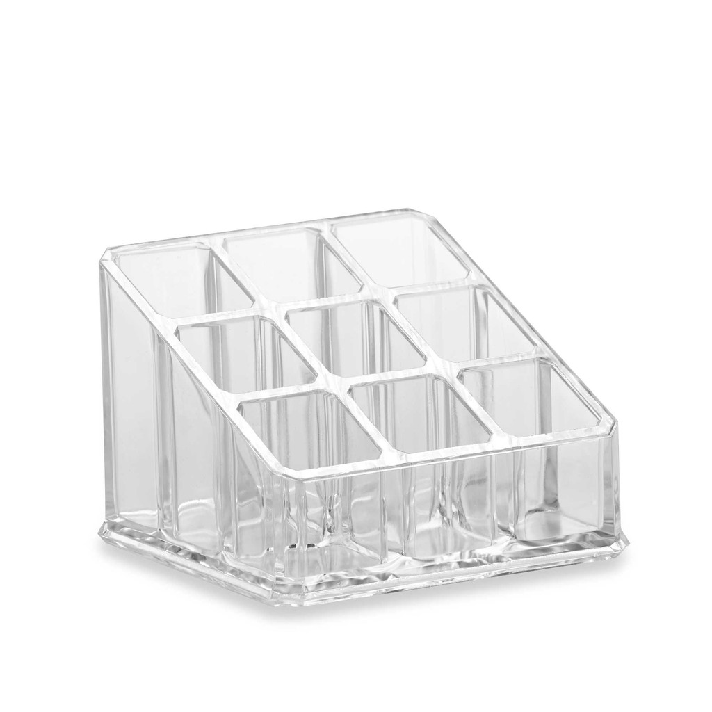 Khay đựng son mỹ phẩm 9 ô organizer dễ thương siêu tiện dụng