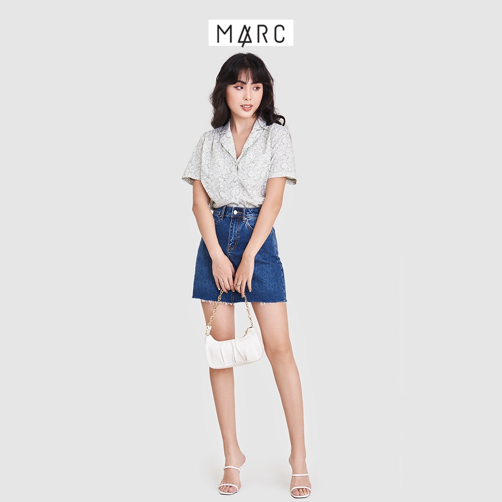 Áo sơ mi nữ MARC FASHION cổ danton 2 túi