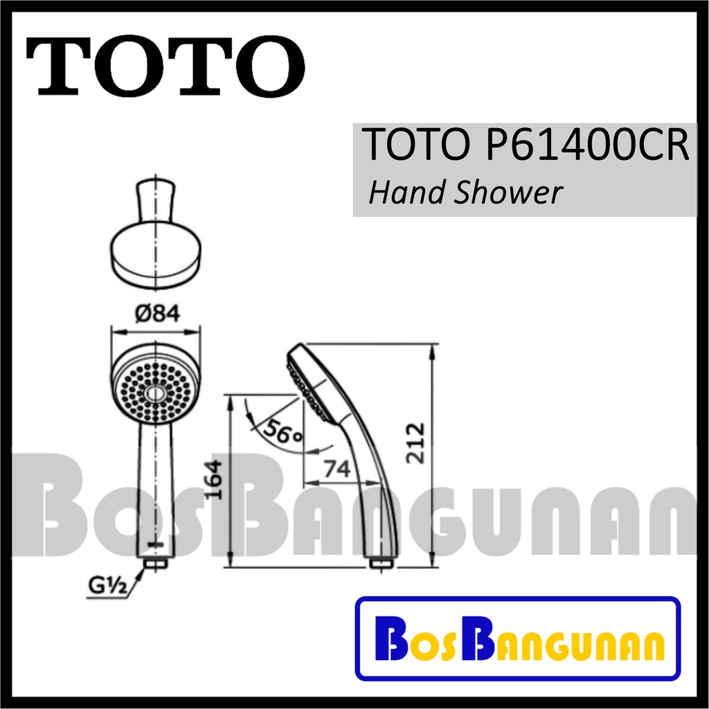 Vòi Sen Toto P61400Cr / Shower Toto P61400Cr /