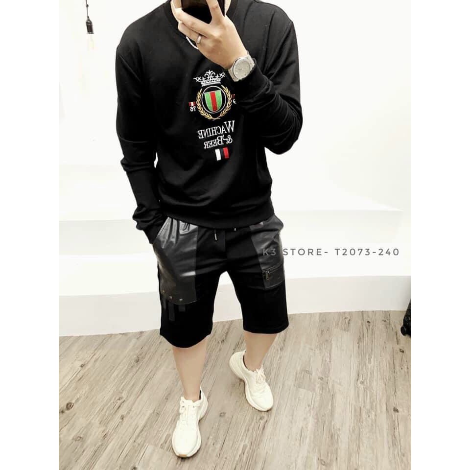 Áo Thun Nam Tay Dài 🔵 𝐅𝐑𝐄𝐄 𝐒𝐇𝐈𝐏 🔵 Áo Phông Nam Đẹp Vải Thun Co Giãn Thời Trang Hpfashion - Atnhp014 | BigBuy360 - bigbuy360.vn