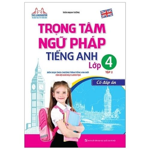 Sách - Trọng Tâm Ngữ Pháp Tiếng Anh 4 tập 2 - Có đáp án
