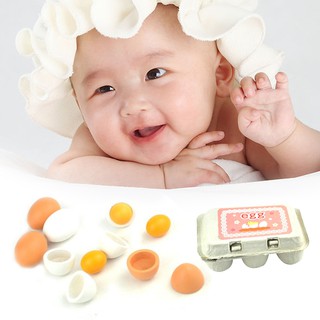 Bộ trứng bằng gỗ đồ chơi dùng làm quà Giáng sinh cho bé