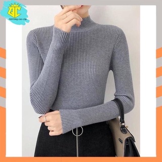 Áo len tăm cổ cao 3 phân