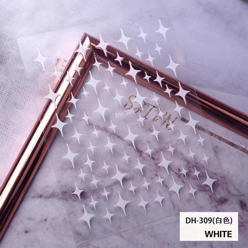 sticker trang trí nail mã mới