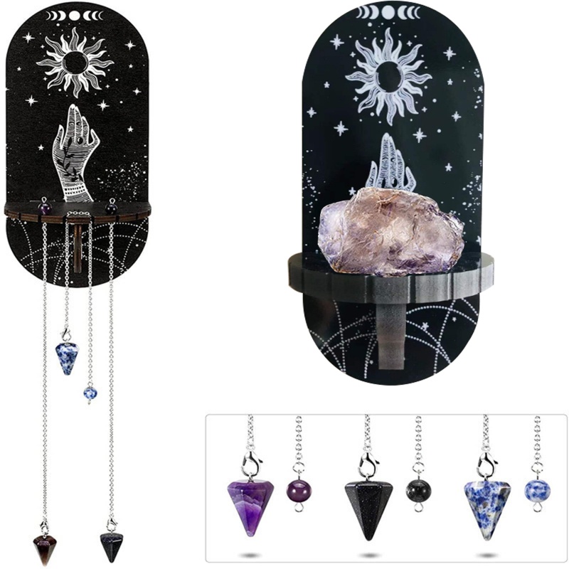 Kệ Pha Lê Treo Tường Trưng Bày Trang Trí Nhà Cửa