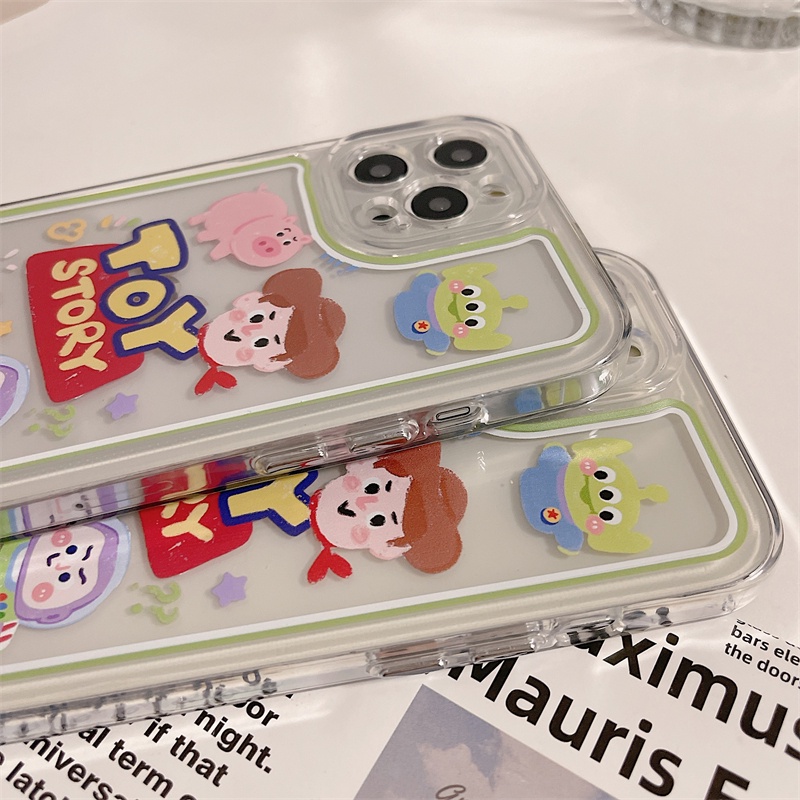 Ốp Điện Thoại Trong Suốt In Hoạt Hình Toy Story Cho iPhone 7+ 8+ 8 7 Plus 11 12 13 Pro MAX X XS MAX XR