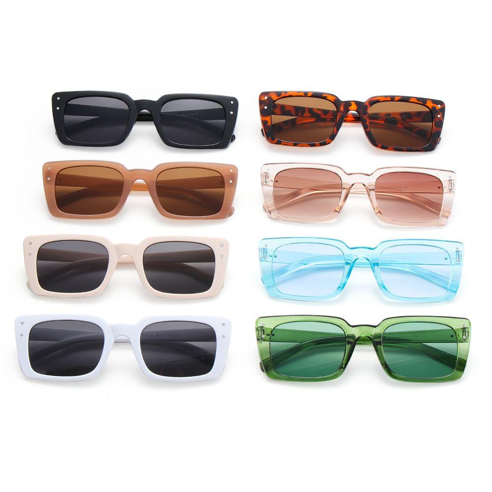 Kính Mát Hình Chữ Nhật Chống Tia UV400 Phong Cách Cổ Điển