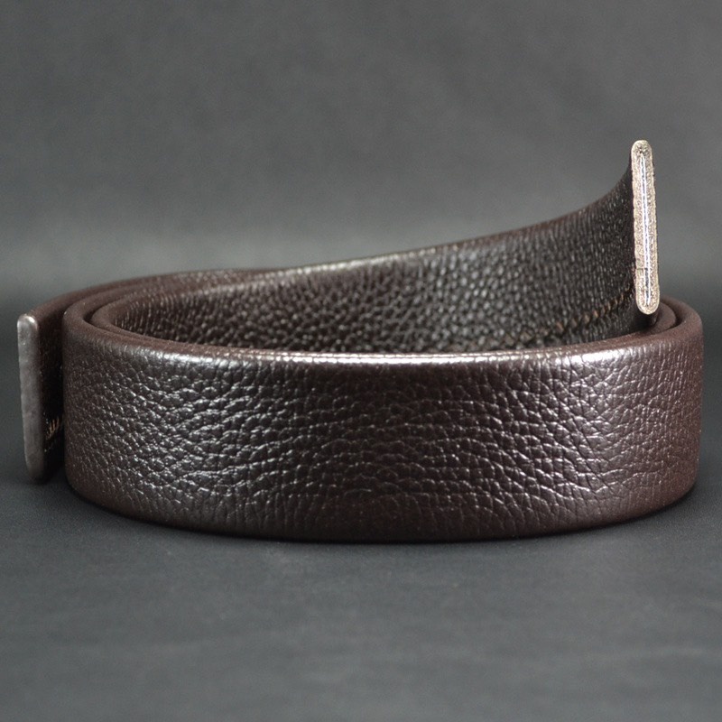 Dây Thắt Lưng Nam Da Bò TM301 Dùng Cho Khóa Tự Động Rộng 3.5cm Hai Màu Đen Và Nâu Dây Da Thay Thế Không Mặt Khóa