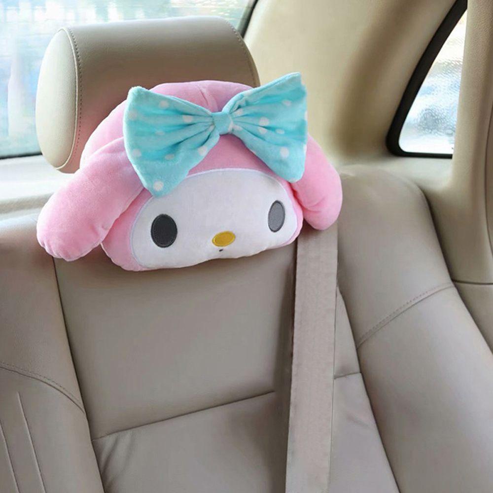 Đệm Bọc Dây Đai An Toàn Xe Hơi Họa Tiết Hoạt Hình Kuromi Melody Dễ Thương