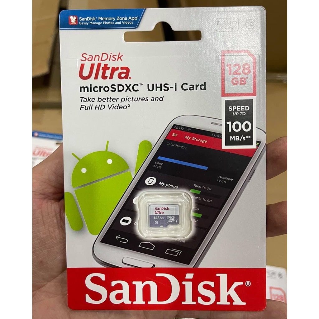 Thẻ Nhớ Chuyên Dụng Cho Camera Wifi Ultra Sandisk 64Gb , 64G ,Sandisk 128Gb, 128G, Sandisk 32Gb ,32Gb - Hàng Chính Hãng | BigBuy360 - bigbuy360.vn