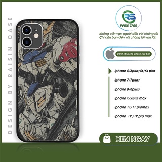 Ốp lưng iphone justic gundam MANGA Cho Iphone 6 7 8 Plus 11 12 13 Mini Pro Max X Xr  MANGA00039