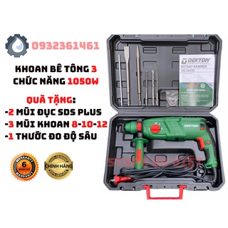 Máy khoan đục bê tông 3 chức năng Dekton 1050W  Model: DK 2603C GIÁ TỐT