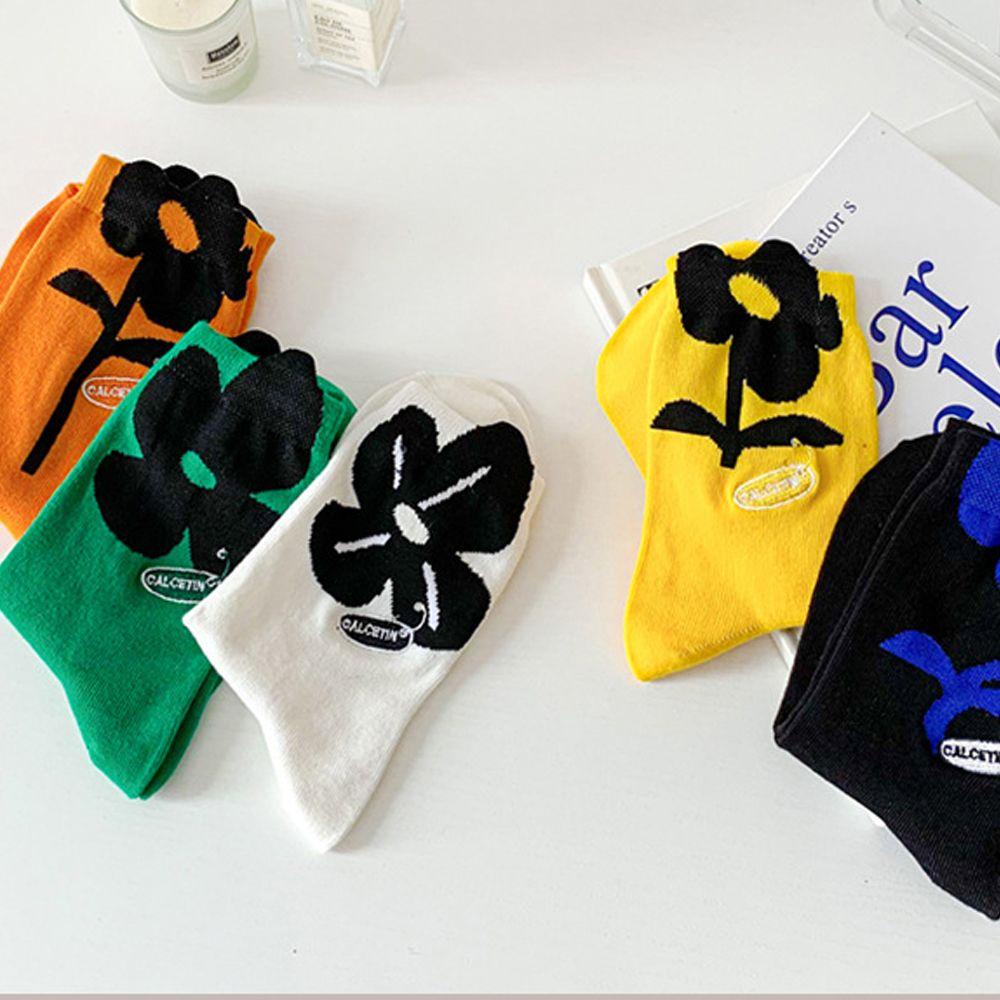 Vớ Cotton Thu Đông Phong Cách Harajuku Đường Phố Cá Tính Cho Nữ