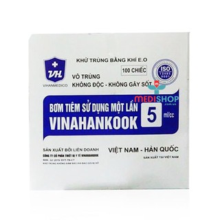 Bơm tiêm 5ml - Vinahankook 100 cái