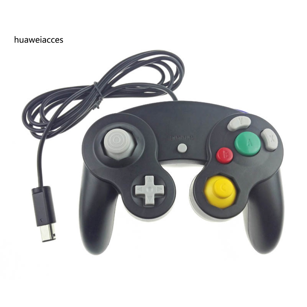 HUA-Wired Game Controller Gamepad Joystick for NGC Nintendo Game Cube Wii Console