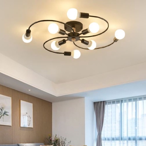 Đèn trần UNARO hiện đại trang trí nội thất cao cấp, sang trọng - kèm bóng LED chuyên dụng.