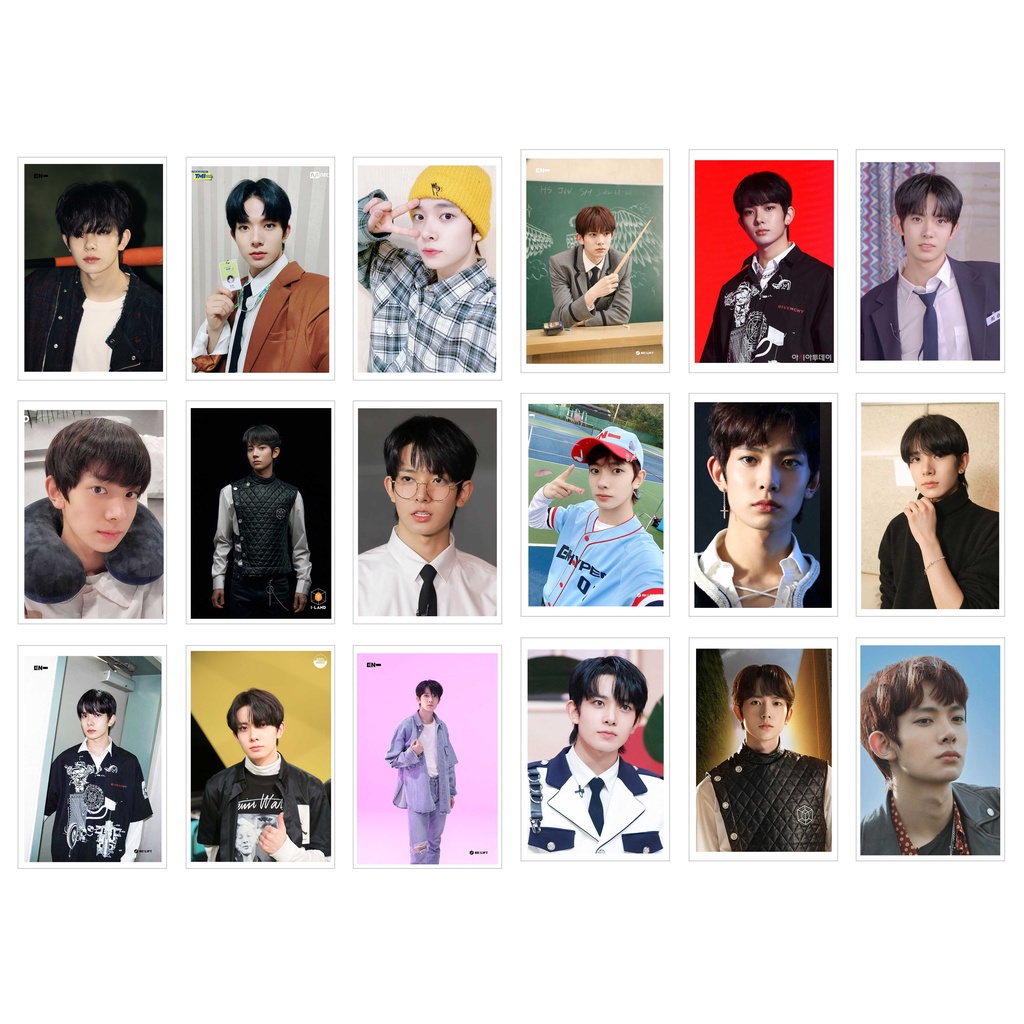 [Ép Lụa] Lomo Card 36 Ảnh ENHYPEN - HEESEUNG