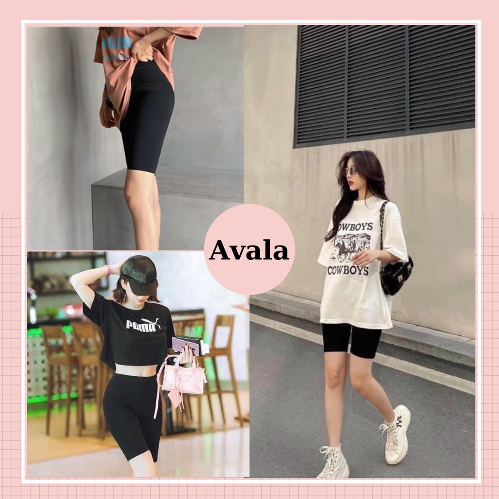 Quần Legging Lửng Nữ Avala [FREESHIP] Phong Cách Thể Thao Nâng Mông Năng Động Trẻ Trung