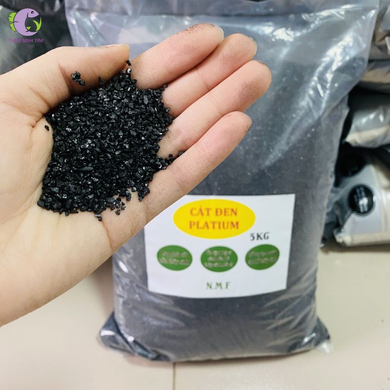 Cát đen Platium 5kg trải nền bể cá