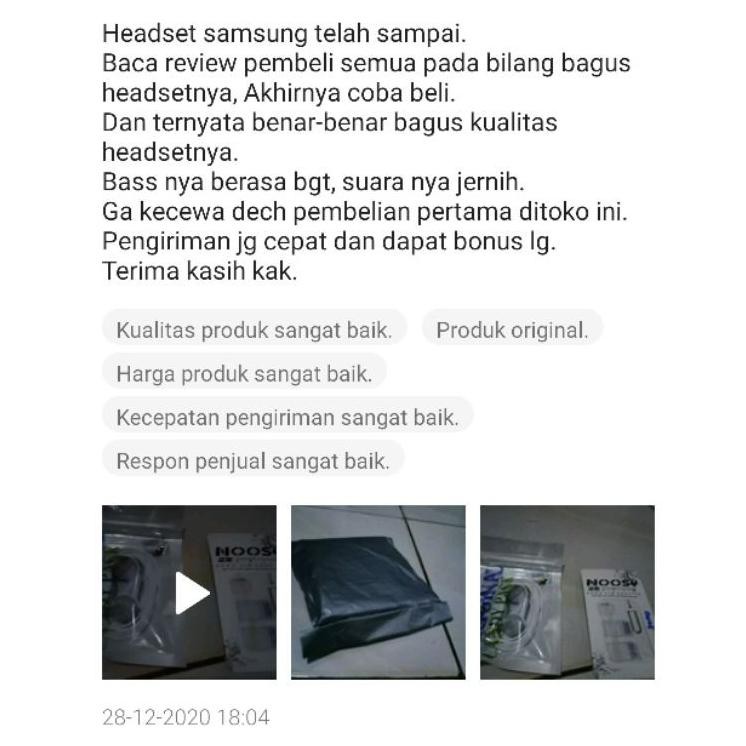 Tai Nghe Nhét Tai Âm Thanh Sống Động Dành Cho Samsung