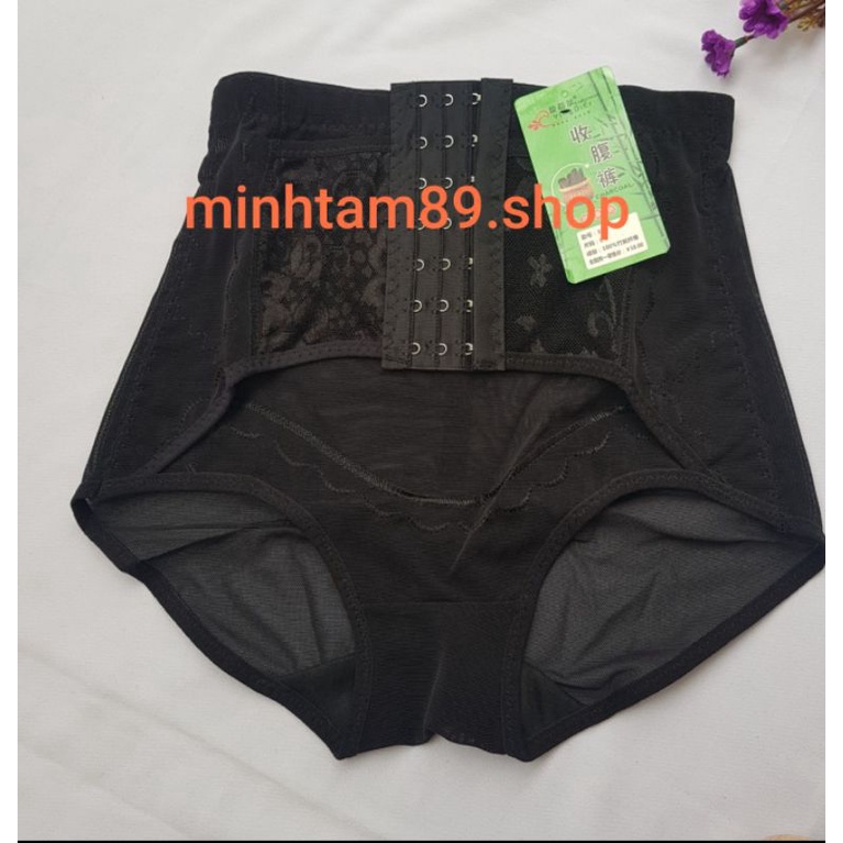 Quần gen bụng móc cài trước giúp eo thon định hình bụng 316