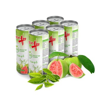 Nước Trái Cây Sunhee Vị Ổi 6 Lon 240Ml